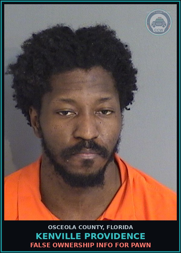 Booking mugshot of KENVILLE PROVIDENCE in Osceola County