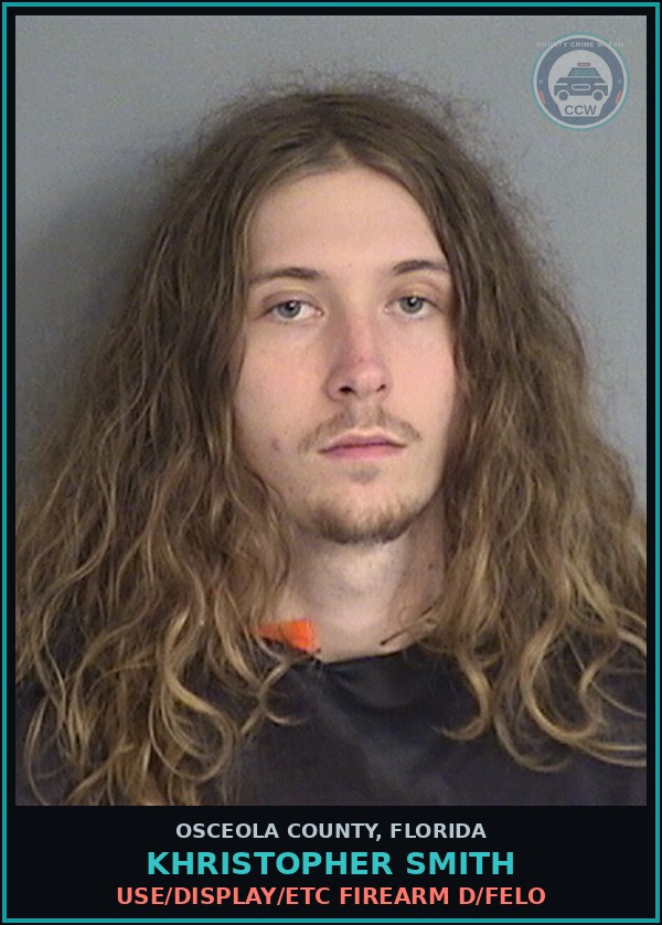 Booking mugshot of KHRISTOPHER SMITH in Osceola County