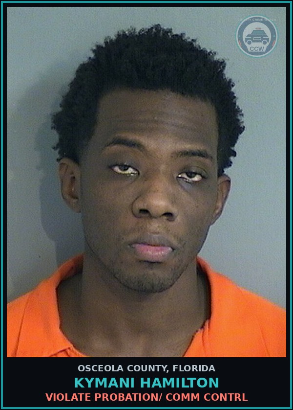 Booking mugshot of KYMANI HAMILTON in Osceola County