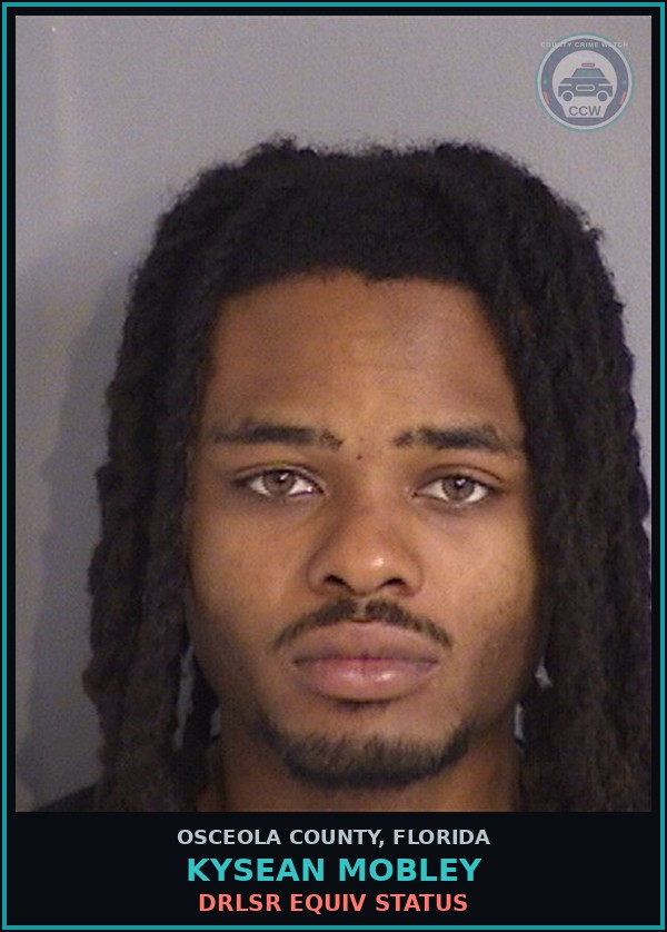 Booking mugshot of KYSEAN MOBLEY in Osceola County