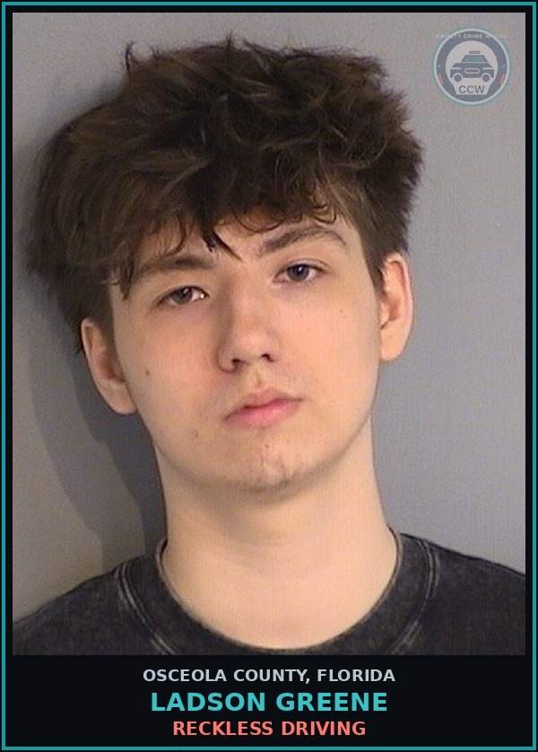 Booking mugshot of LADSON GREENE in Osceola County