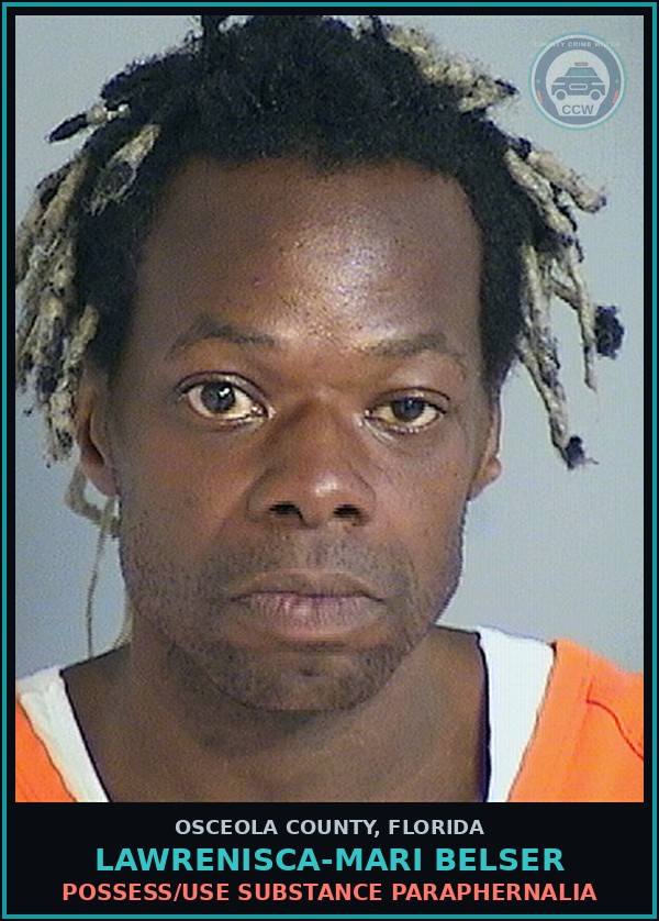 Booking mugshot of LAWRENISCA-MARI BELSER in Osceola County