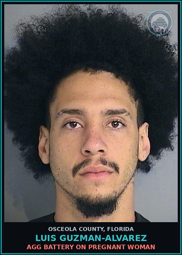 Booking mugshot of LUIS GUZMAN-ALVAREZ in Osceola County