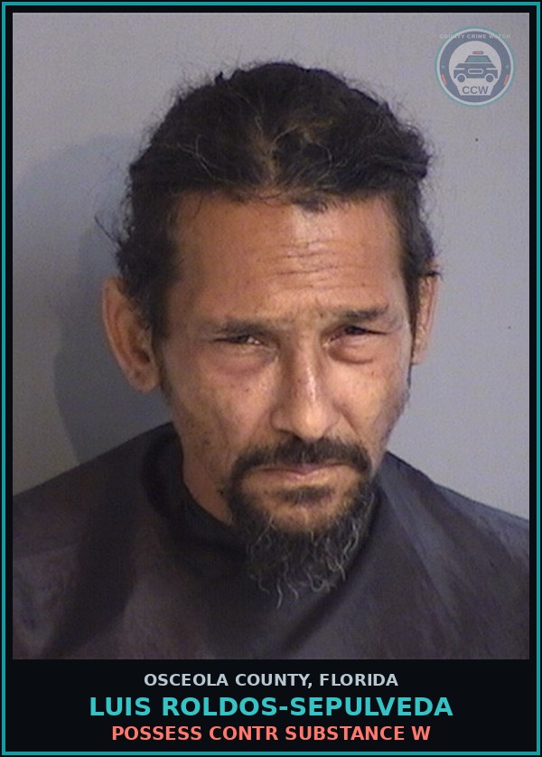 Booking mugshot of LUIS ROLDOS-SEPULVEDA in Osceola County