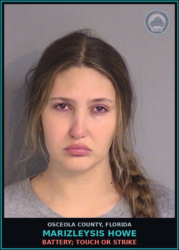 Booking mugshot of MARIZLEYSIS HOWE in Osceola County