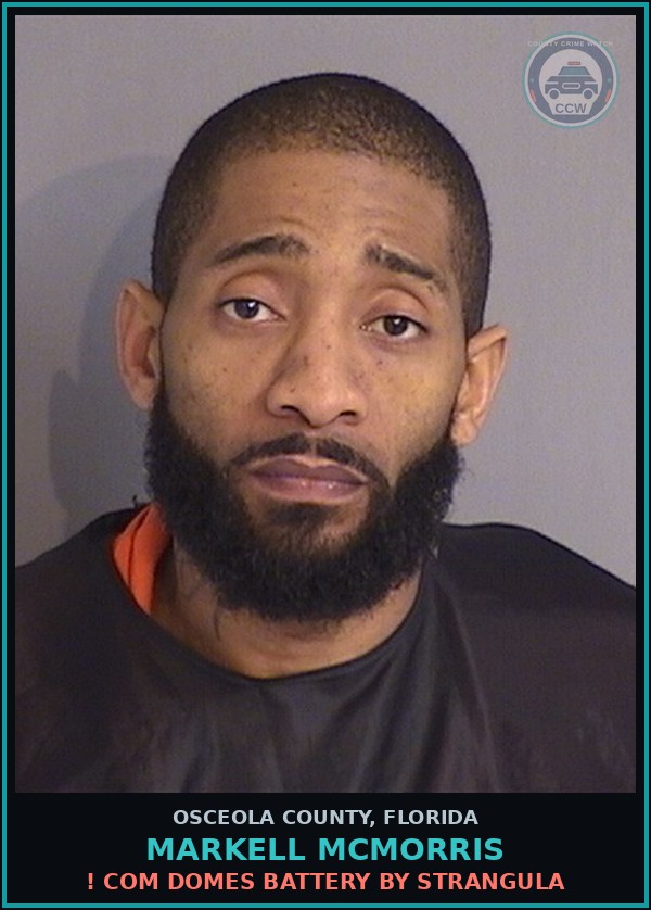 Booking mugshot of MARKELL MCMORRIS in Osceola County