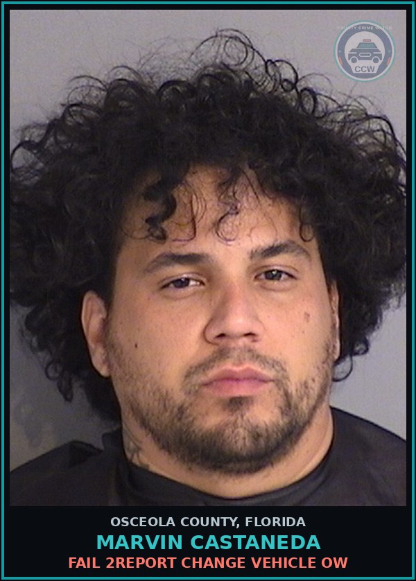 Booking mugshot of MARVIN CASTANEDA in Osceola County