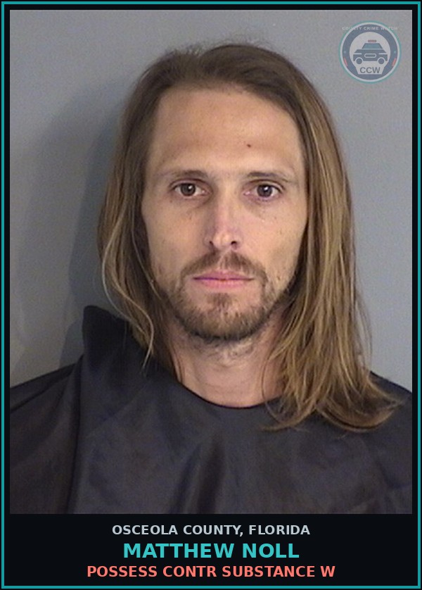Booking mugshot of MATTHEW NOLL in Osceola County