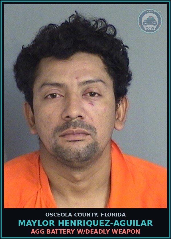 Booking mugshot of MAYLOR HENRIQUEZ-AGUILAR in Osceola County