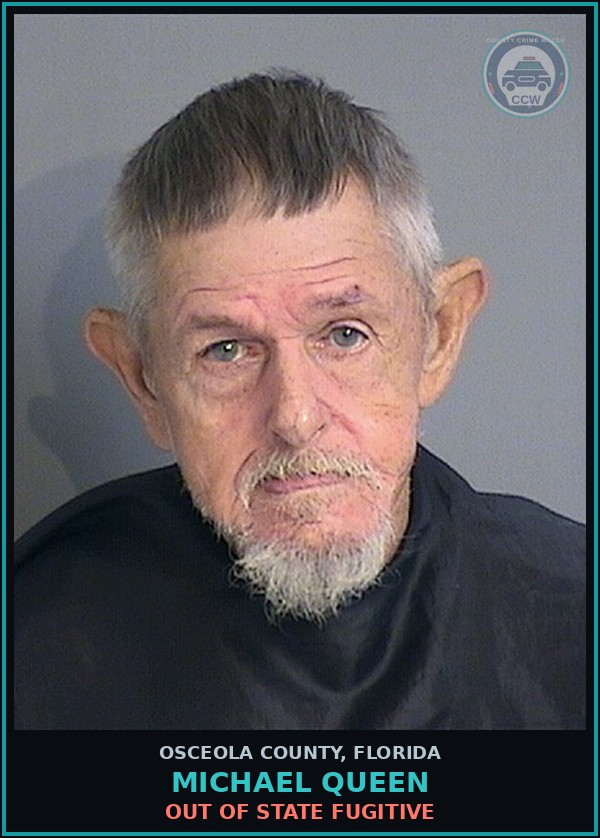 Booking mugshot of MICHAEL QUEEN in Osceola County