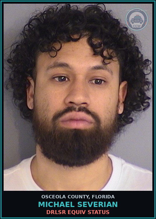 Booking mugshot of MICHAEL SEVERIAN in Osceola County