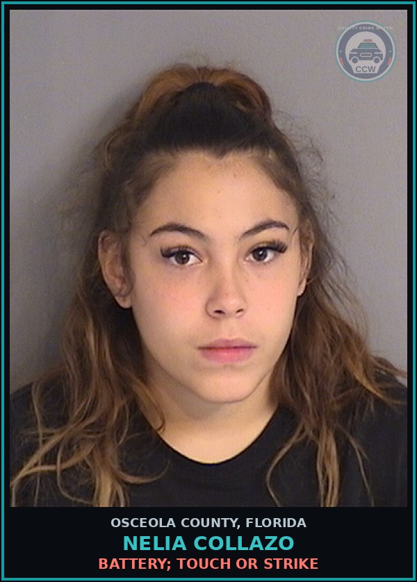 Booking mugshot of NELIA COLLAZO in Osceola County