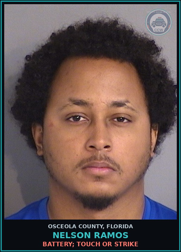 Booking mugshot of NELSON RAMOS in Osceola County