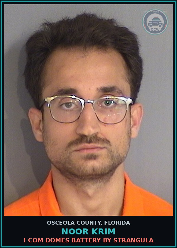 Booking mugshot of NOOR KRIM in Osceola County