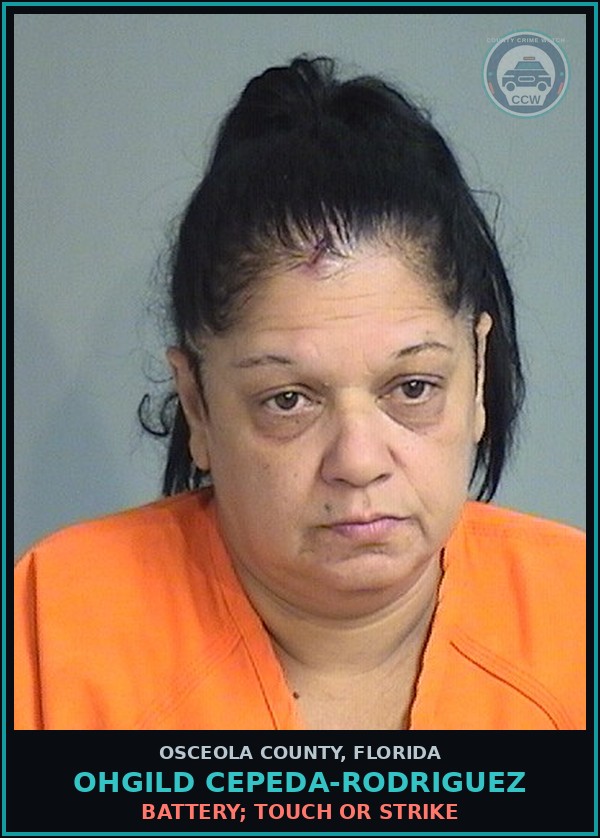 Booking mugshot of OHGILD CEPEDA-RODRIGUEZ in Osceola County