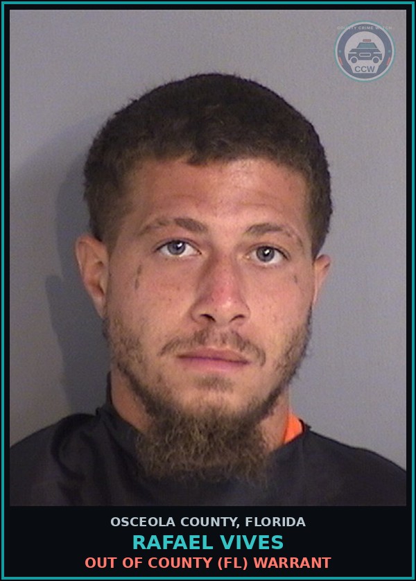 Booking mugshot of RAFAEL VIVES in Osceola County