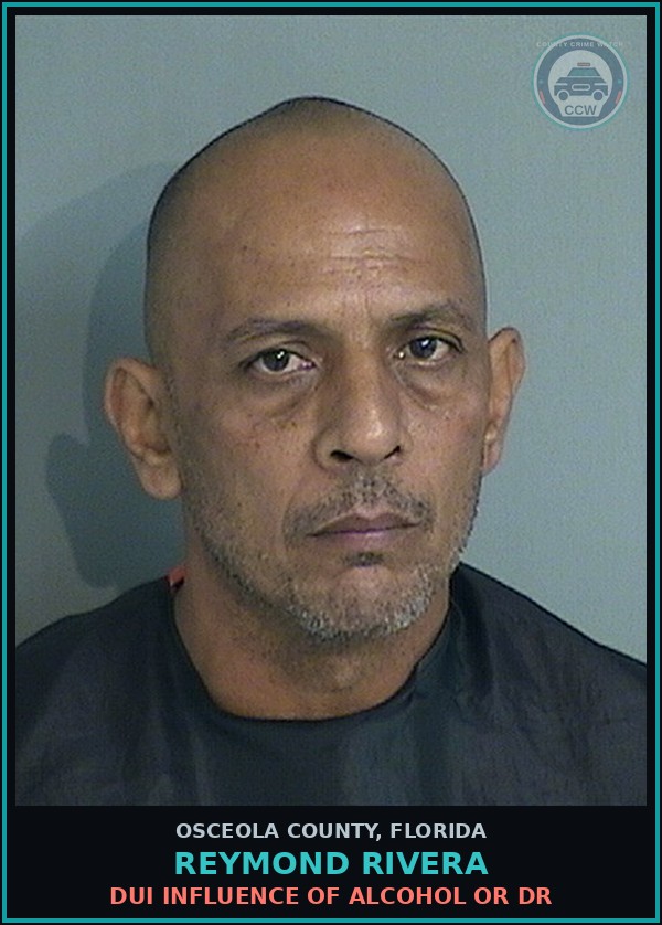 Booking mugshot of REYMOND RIVERA in Osceola County