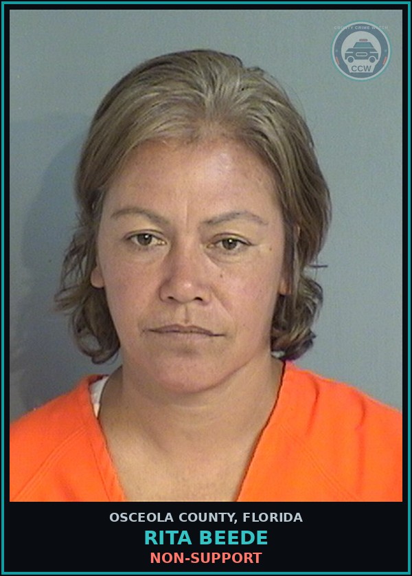 Booking mugshot of RITA BEEDE in Osceola County
