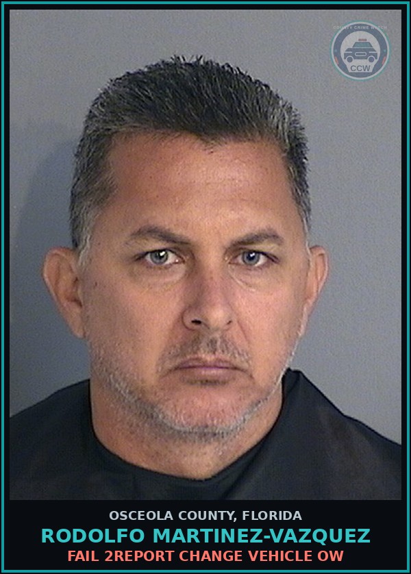 Booking mugshot of RODOLFO MARTINEZ-VAZQUEZ in Osceola County