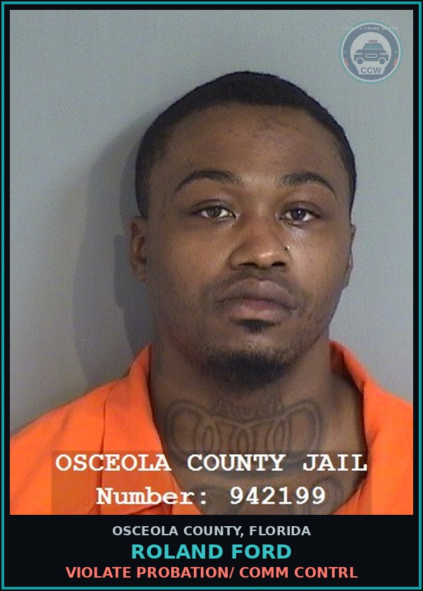 Booking mugshot of ROLAND FORD in Osceola County