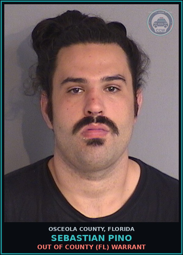 Booking mugshot of SEBASTIAN PINO in Osceola County