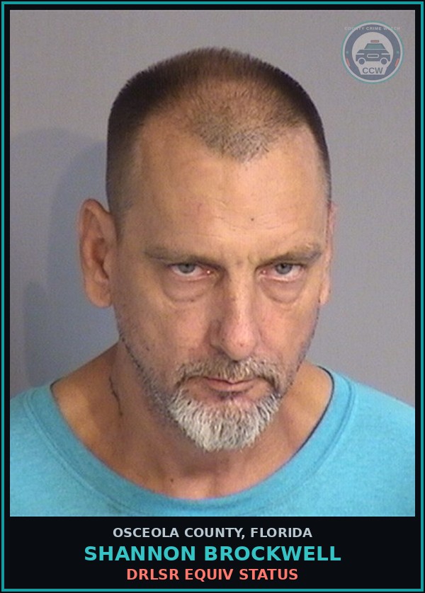 Booking mugshot of SHANNON BROCKWELL in Osceola County