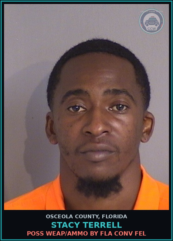 Booking mugshot of STACY TERRELL in Osceola County