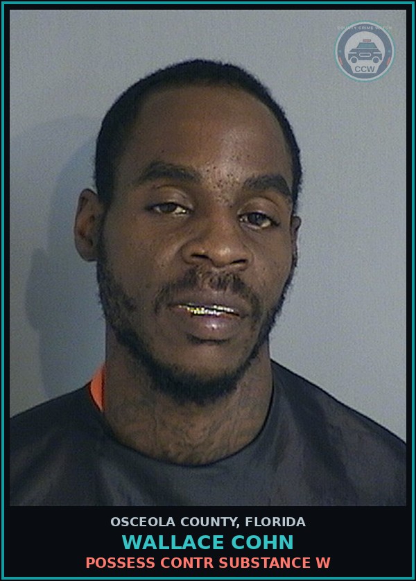 Booking mugshot of WALLACE COHN in Osceola County