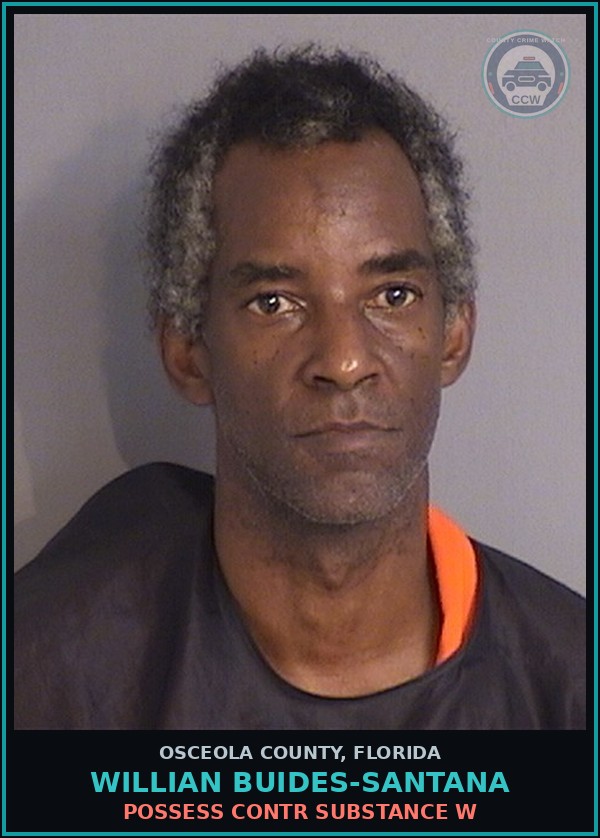 Booking mugshot of WILLIAN BUIDES-SANTANA in Osceola County