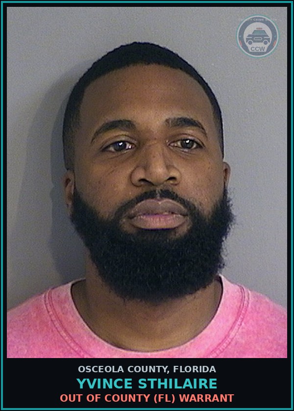 Booking mugshot of YVINCE STHILAIRE in Osceola County