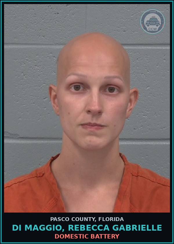 Booking mugshot of DI MAGGIO, REBECCA GABRIELLE in Pasco County