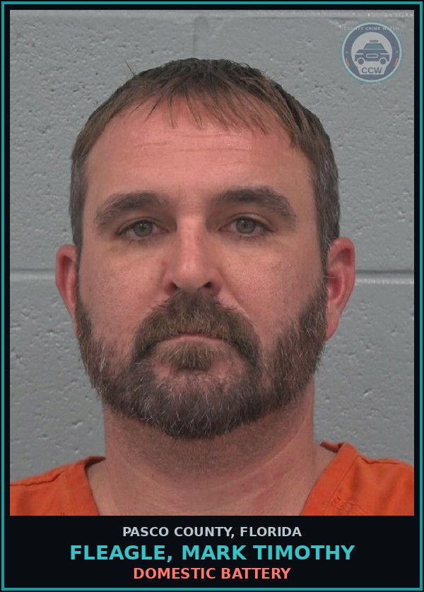 Booking mugshot of FLEAGLE, MARK TIMOTHY in Pasco County