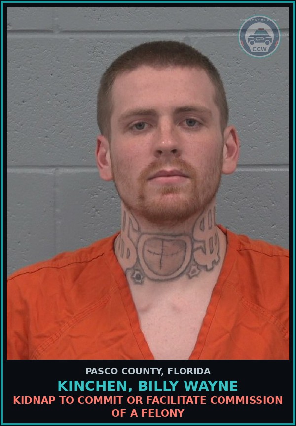 Booking mugshot of KINCHEN, BILLY WAYNE in Pasco County
