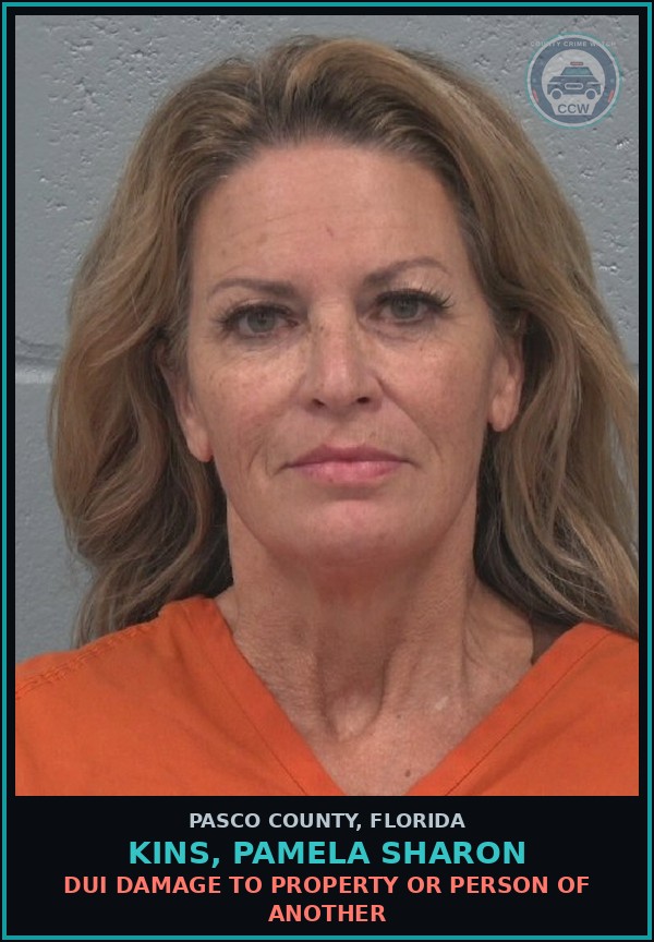 Booking mugshot of KINS, PAMELA SHARON in Pasco County