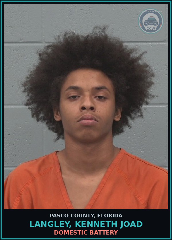 Booking mugshot of LANGLEY, KENNETH JOAD in Pasco County