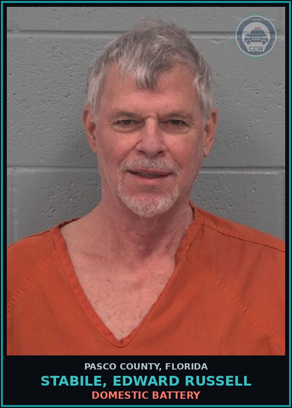 Booking mugshot of STABILE, EDWARD RUSSELL in Pasco County