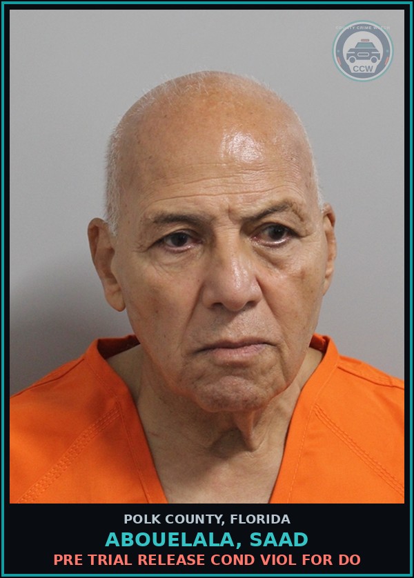 Booking mugshot of ABOUELALA, SAAD in Polk County