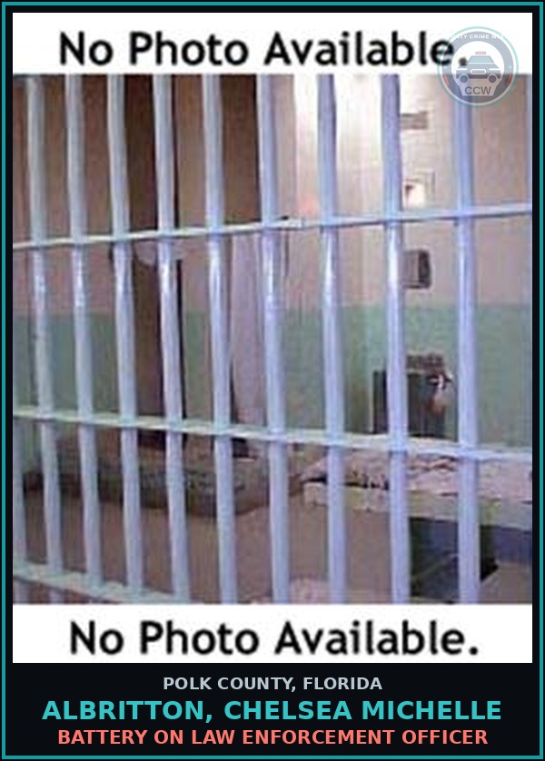 Booking mugshot of ALBRITTON, CHELSEA MICHELLE in Polk County