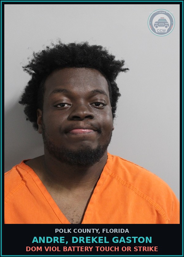 Booking mugshot of ANDRE, DREKEL GASTON in Polk County
