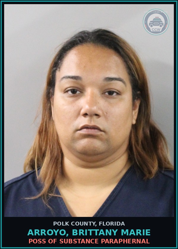 Booking mugshot of ARROYO, BRITTANY MARIE in Polk County
