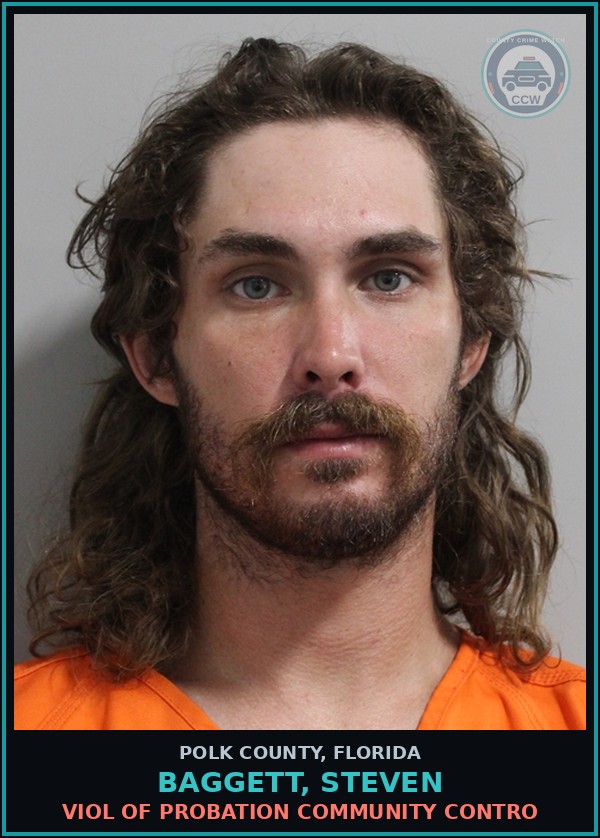 Booking mugshot of BAGGETT, STEVEN in Polk County