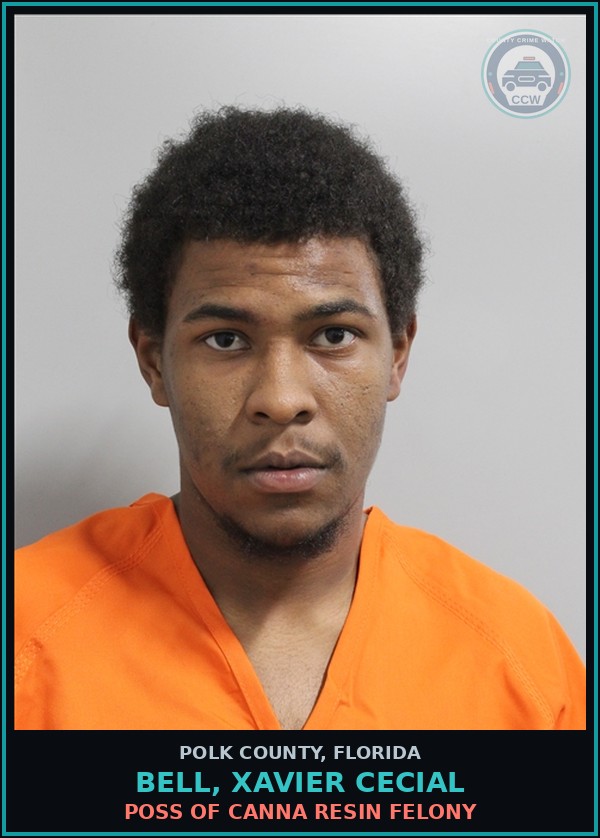 Booking mugshot of BELL, XAVIER CECIAL in Polk County