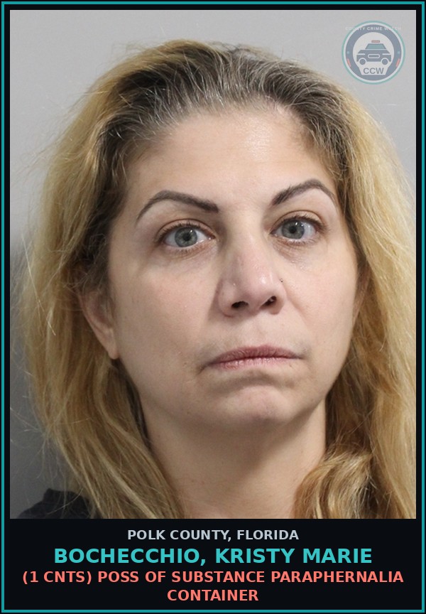 Booking mugshot of BOCHECCHIO, KRISTY MARIE in Polk County