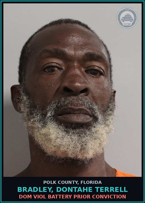 Booking mugshot of BRADLEY, DONTAHE TERRELL in Polk County