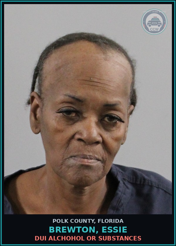 Booking mugshot of BREWTON, ESSIE in Polk County