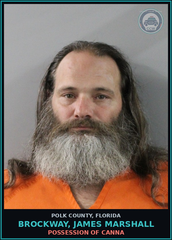 Booking mugshot of BROCKWAY, JAMES MARSHALL in Polk County