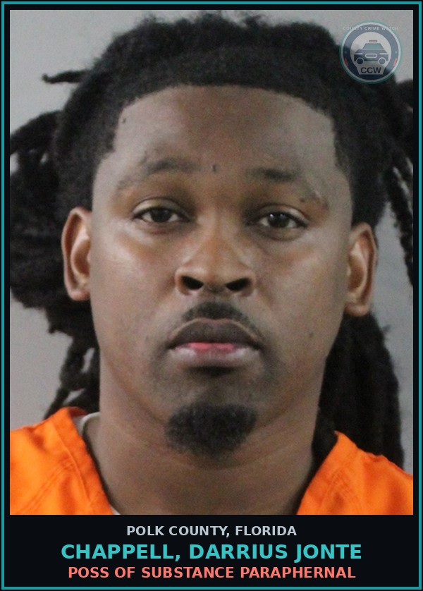 Booking mugshot of CHAPPELL, DARRIUS JONTE in Polk County