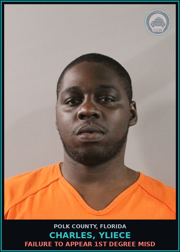 Booking mugshot of CHARLES, YLIECE in Polk County