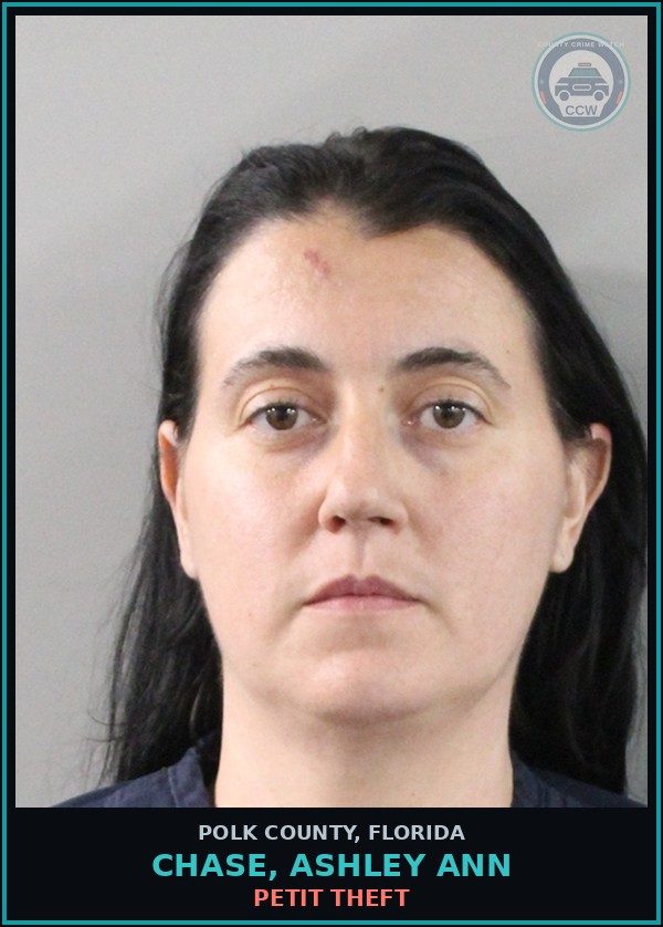 Booking mugshot of CHASE, ASHLEY ANN in Polk County