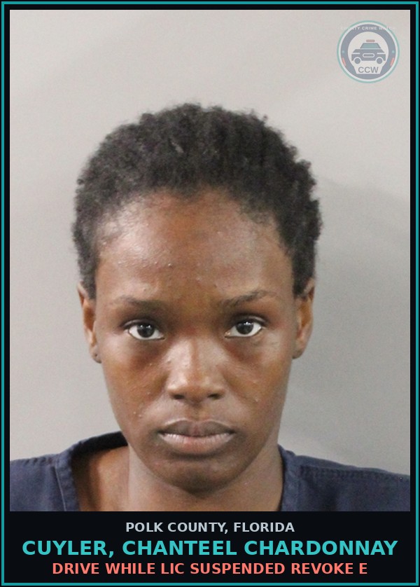 Booking mugshot of CUYLER, CHANTEEL CHARDONNAY in Polk County